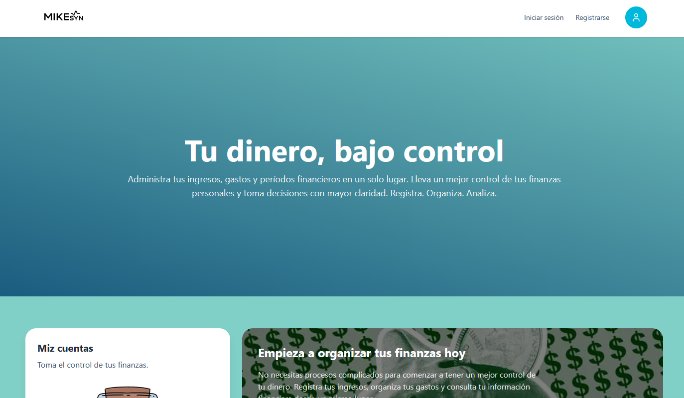 Vista previa de MizCuentas
